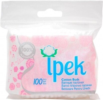 Ватні палички Ipek в пакеті, 100 штук