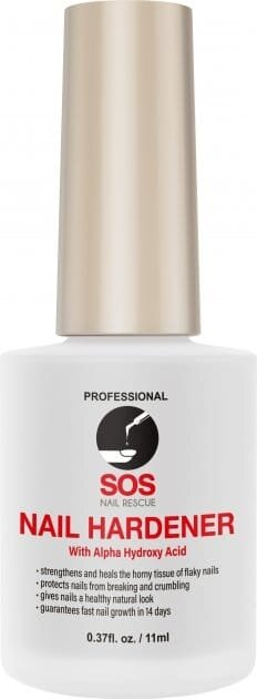 Засіб для нігтів Sos Nail Rescue Зміцнювач нігтів з альфа-гідроксікислотою, 11 мл