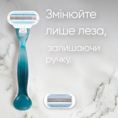 Набір Venus 3 Smooth станок (бритва) + змінні картриджі (леза) 3 шт