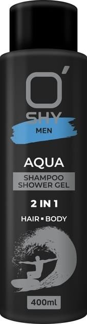 Шампунь-гель для душу O'Shy Men 2 in 1 Aqua, 400 мл