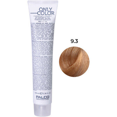Крем-фарба для волосся Palco Professional Only Color безаміачна № 9.3 блонд натуральний золото, 100 мл