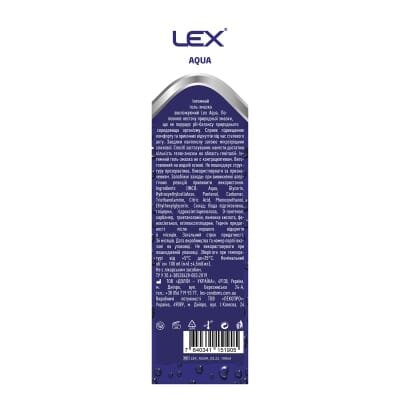 Гель-змазка інтимна Lex Aqua зволожуючий з пантенолом (лубрикант), 100 мл