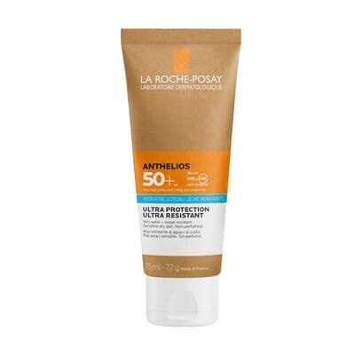 Молочко сонцезахисне La Roche Posay Anthelios зволожуюче ультрастійке для шкіри обличчя і тіла SPF50 +, 75 мл