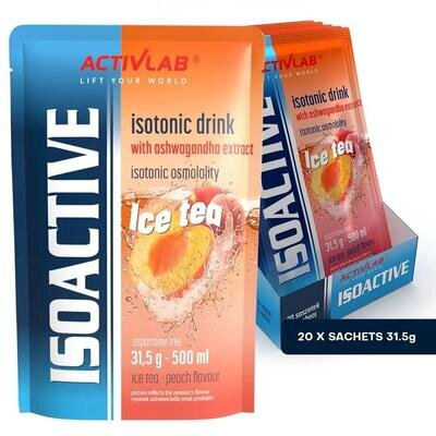 Ізотонік ActivLab Isoactive персиковий холодний чай, 31,5 г