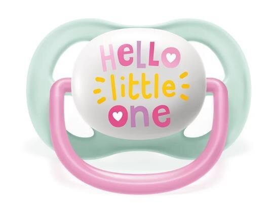 Пустушка силіконова Philips Avent Ultra Air SCF080/09 ортодонтична, 0-6 місяців, 2 шт