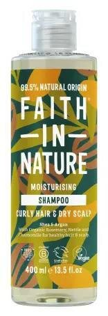 Шампунь Faith In Nature натуральний з ши та арганою, 400 мл