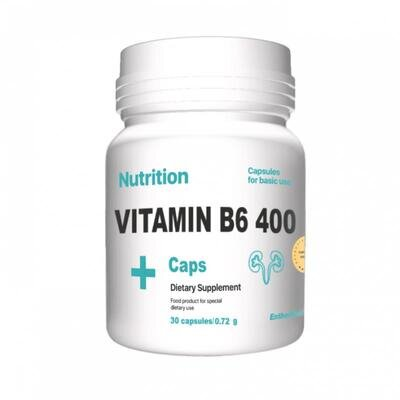 Вітаміни AB PRO EntherMeal Вітамін В6 400, 30 капсул