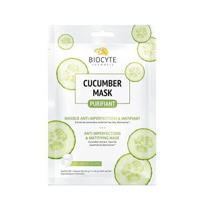 Маска для обличчя Biocyte Cucumber Mask Освіжаюча, 10 г