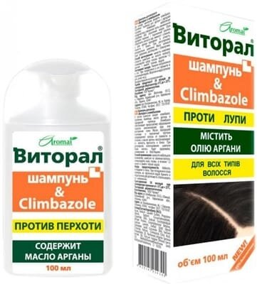 Шампунь Віторал з клімбазолом проти лупи, 100 мл