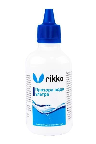 Ультра прозора вода Rikka проти каламуті для акваріумної води, 100 мл