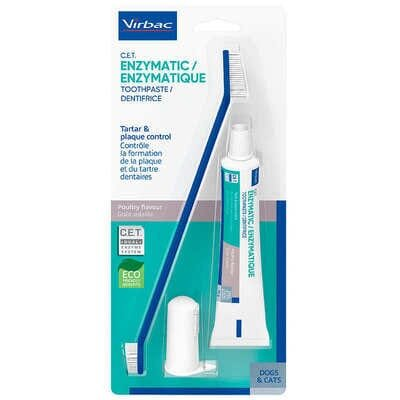 Набір Virbac Enzymatic для чищення зубів у собак і котів