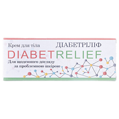 Крем для тіла Healthyclopedia DIABETRELIEF, 75 мл