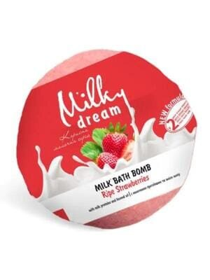 Бомба для ванн Milky Dream Молочна Стигла полуниця, 100 г