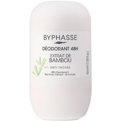 Дезодорант кульковий Byphasse 48h Бамбуковий екстракт, 50 мл