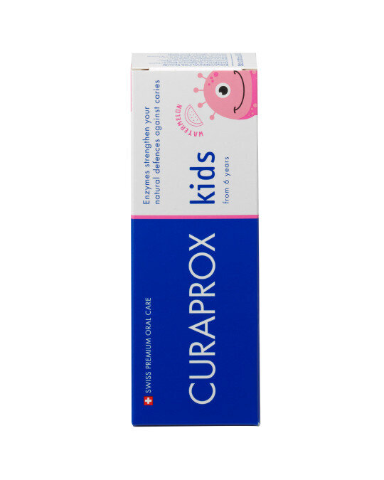 Зубна паста Curaprox Kids дитяча з фтором, з 6 років, кавун, 60 мл