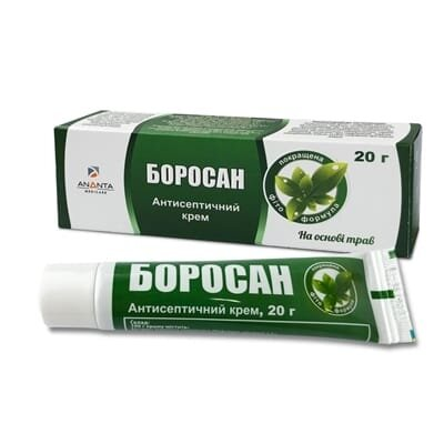 Боросан крем антисептичний по 20 г у тубах