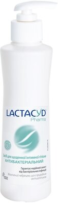 Засіб для інтимної гігієни Lactacyd Pharma Антибактеріальний, з дозатором, 250 мл