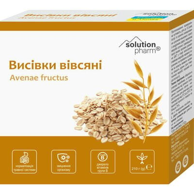 Висівки Solution pharm вівсяні, 210 г