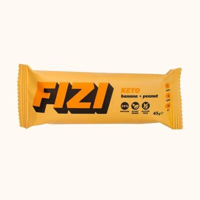 Батончик кето протеїновий Fizi Банан + Арахіс, 45 г