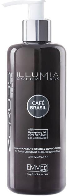 Маска для волосся Emmebi Italia Illumia Color Mask Cafe Brasil сяюча тонуюча Бразильська кава, 300 мл