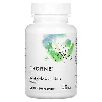 Ацетил-L-карнітин Thorne Research Acetyl-L-Carnitine капсули №60