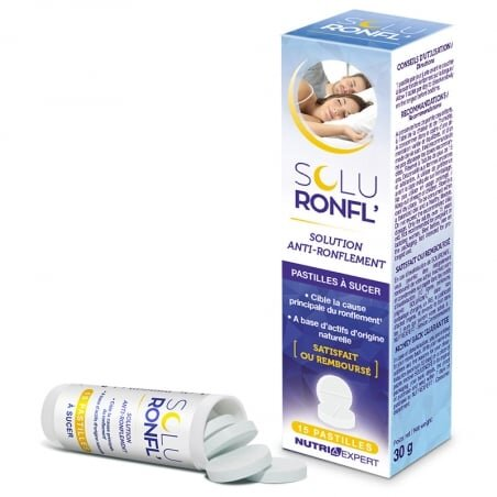 Солюронфл Nutri Expert Soluronfl пастилки від хропіння, 15 штук