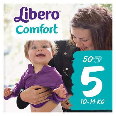 Підгузки Libero Comfort розмір 5, 10-14 кг, 50 шт