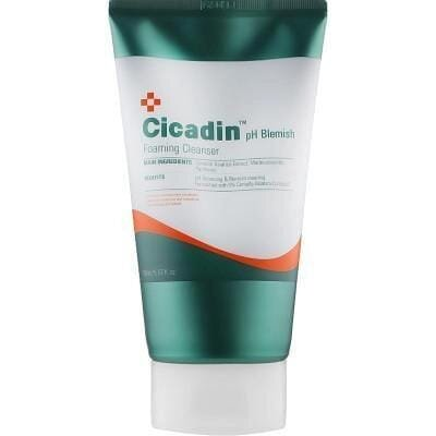 Пінка для вмивання Missha Cicadin pH Blemish для чутливої шкіри, 150 мл