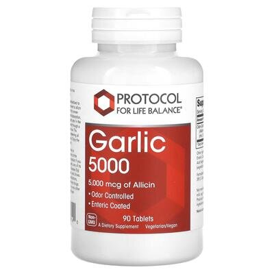 Часник 5000 Protocol for Life Balance Garlic 5000 мкг, 90 таблеток