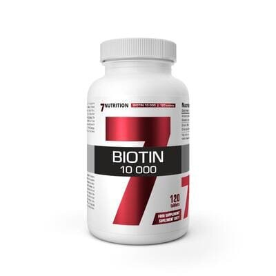 Біотин 7Nutrition Biotin 10000 мкг, 120 таблеток