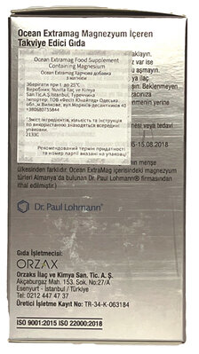 Магній Orzax Ocean Extramag, 60 таблеток