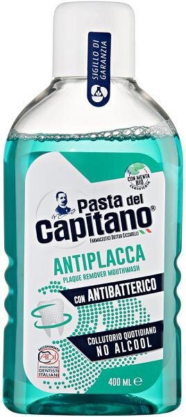 Ополіскувач для порожнини рота Pasta del Capitano Antiplacca проти нальоту, 400 мл