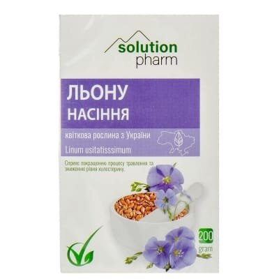Льон насіння Solution Pharm по 200 г в пач.