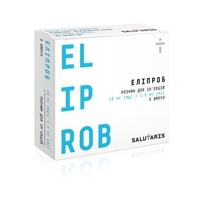 Еліпроб розчин д/ін. 10 мг/мл по 1.5 мл №5 в амп.