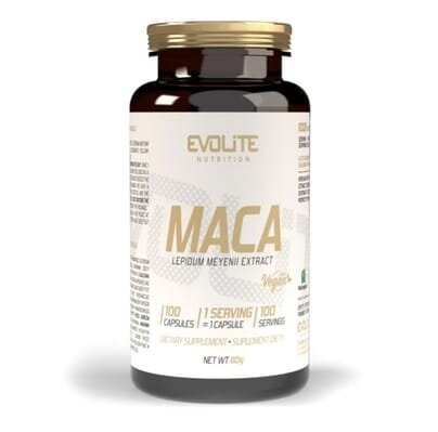 Мака Evolite Nutrition Maca 500 мг, 100 веганських капсул