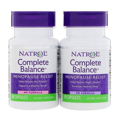 Комплекс при менопаузі Natrol Complete Balance for Menopause, 2 флакони по 30 капсул
