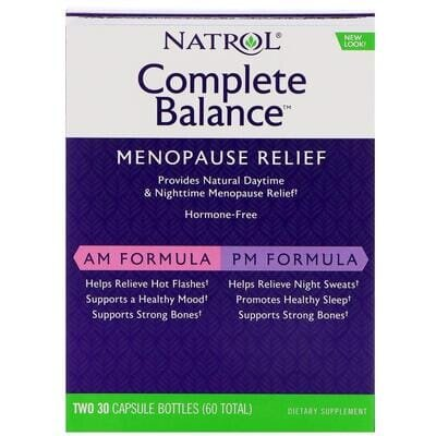 Комплекс при менопаузі Natrol Complete Balance for Menopause, 2 флакони по 30 капсул