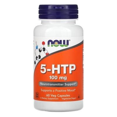 5-гідрокситриптофан NOW 5-HTP 100 мг вег. капсули №60