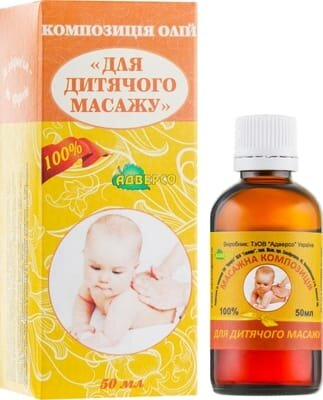 Олія масажна Адверсо Для дитячого масажу, 50 мл