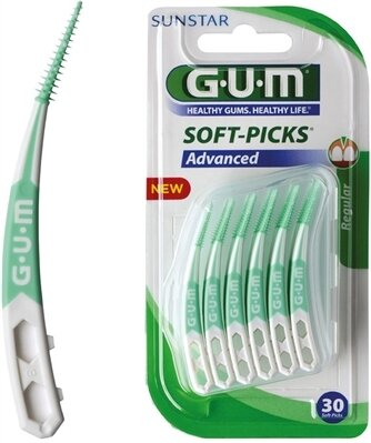 Набір інтердентальних щіток GUM Soft Picks Advanced, стандартна, 30 шт