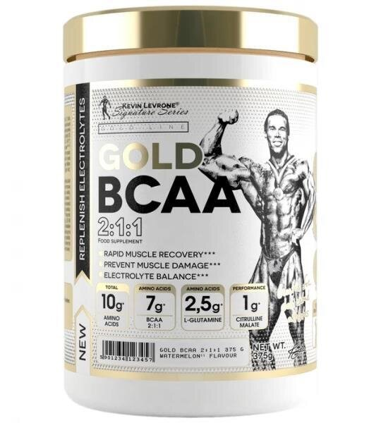 Амінокислоти Kevin Levrone Gold BCAA 2:1:1 + Electrolytes кислий кавун, 375 г