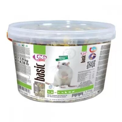 Корм повнораціонний Lolo Pets для декоративних щурів, 1,9 кг