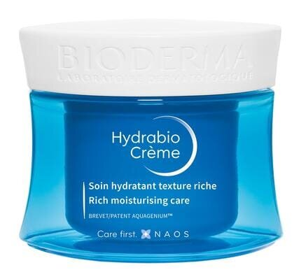 Крем для обличчя Bioderma Hydrabio Rich насичений зволожуючий для чутливої зневодненої шкіри, 50 мл