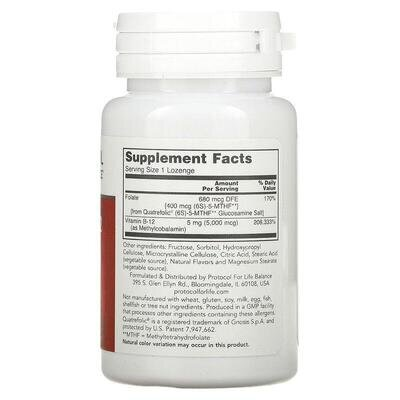 Ніацин Protocol for Life Balance Flush-Free Niacin без почервоніння 500 мг, 90 веганських капсул