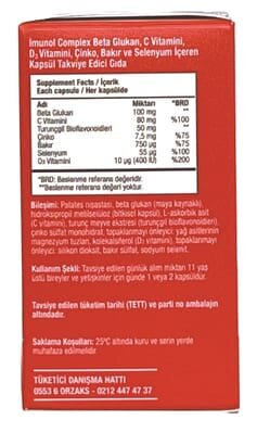 Комплекс для імунітету Orzax Imunol Complex, 30 капсул