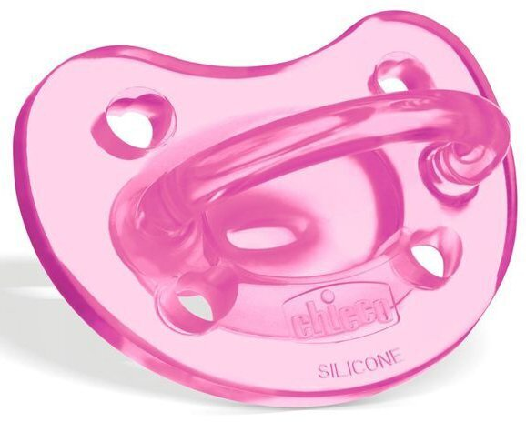 Пустушка силіконова Chicco Physio Soft (02711.11), від 0 до 6 місяців, рожева, 1 шт