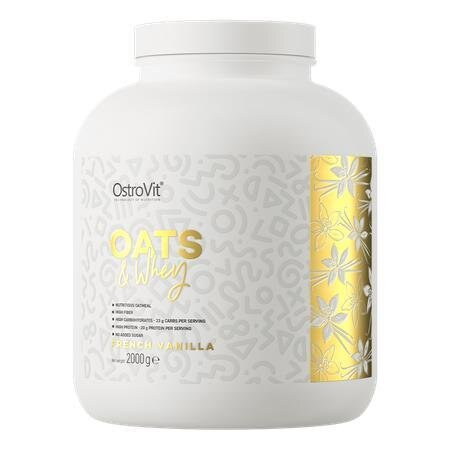 Протеїн OstroVit Oats Whey французська ваніль, 2000 г