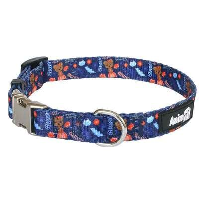 Нашийник для собак AnimAll AnimAll XS-4 нейлон з медвежатами на темно-синьому тлі 1,0х20-30 см