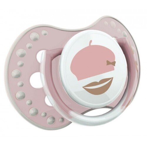 Пустушка силіконова Lovi Retro baby динамічна, 22/804girl, 3-6 місяців, 2 шт