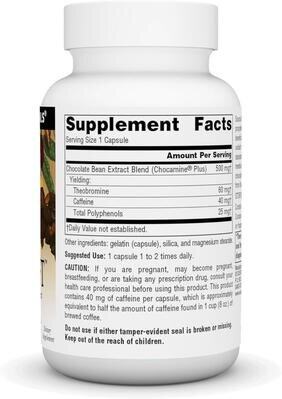 Екстракт шоколаду Source Naturals ChocoLift 500 мг, 60 капсул